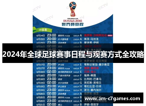 2024年全球足球赛事日程与观赛方式全攻略