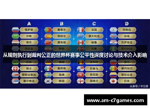 从规则执行到裁判公正的世界杯赛事公平性深度讨论与技术介入影响